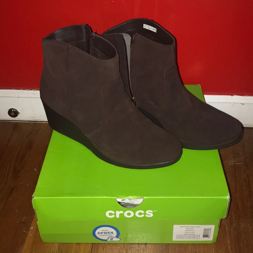 Crocs Wedge Boots